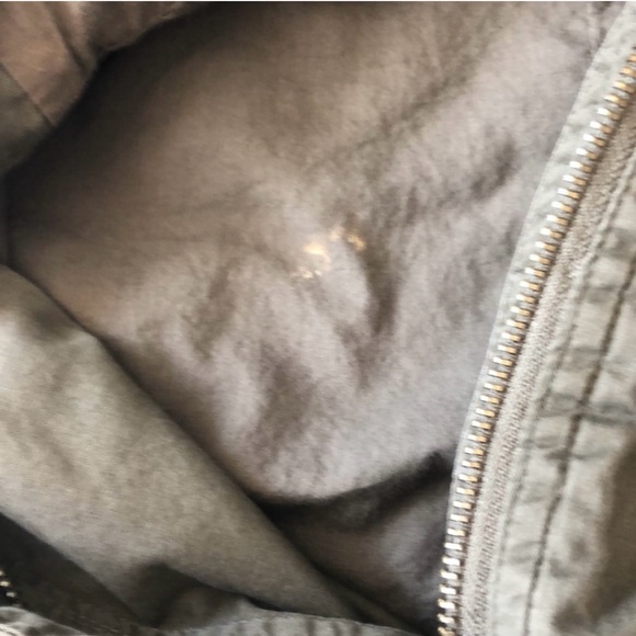 🌧️ Sweet Rain Khaki Utility Jacket with Hood - Picture 8 of 8